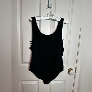 Joe's Jeans Black Sleeveless Bodysuit